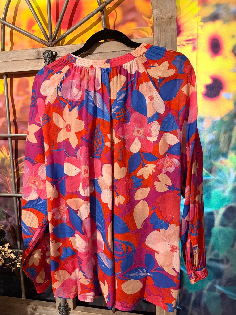 Johnny Was Button Down Blouse - Picture 7 of 7